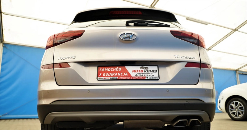 Hyundai Tucson cena 93990 przebieg: 80900, rok produkcji 2019 z Ryn małe 781